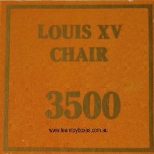 Parts Only - Golden Hammer Board Game - (1) Louis XV Chair $3,500 Sale Card Only