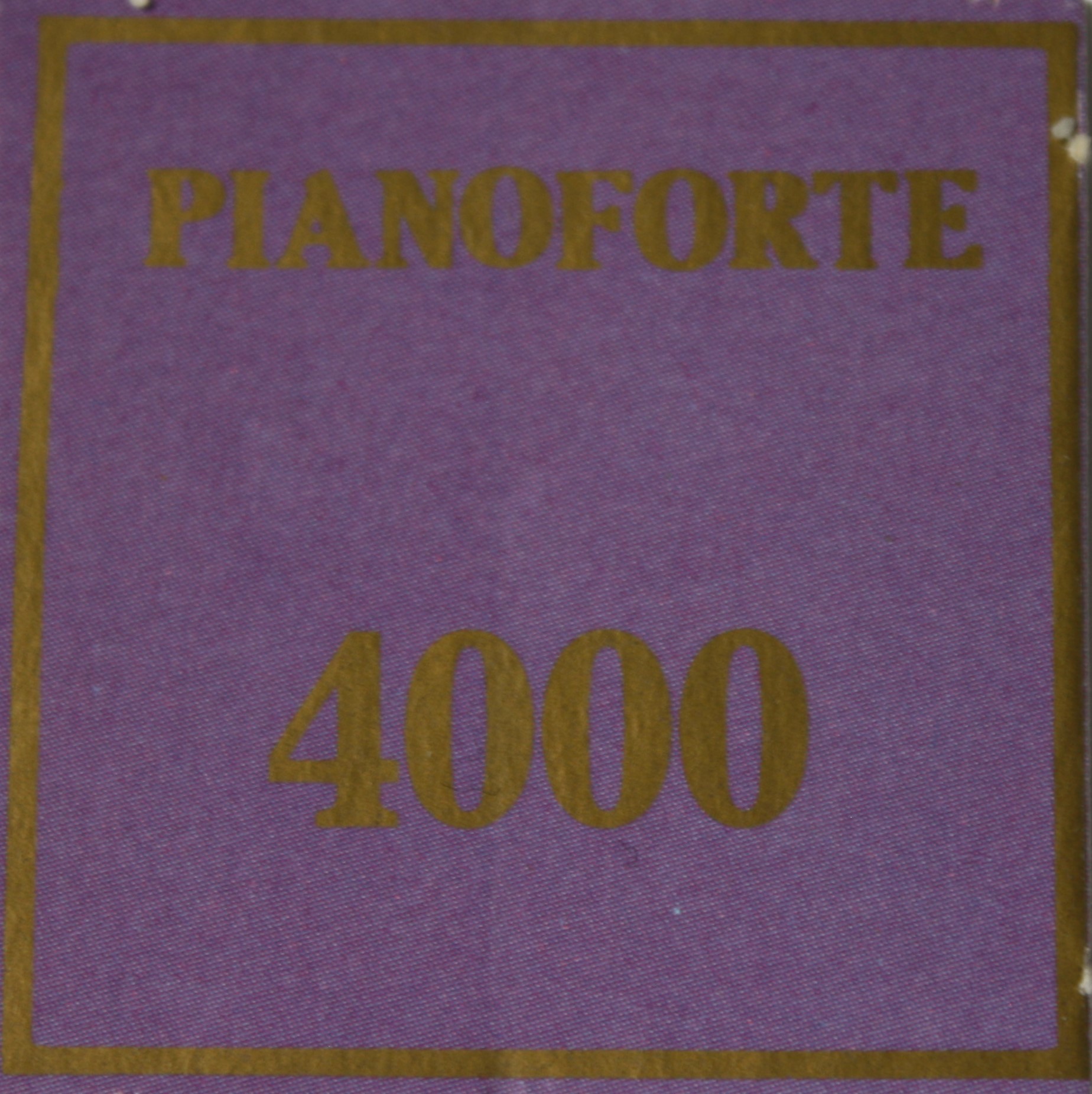 Parts Only - Golden Hammer Board Game - (1) Piano Forte $4,000 Sale Card Only