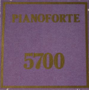 Parts Only - Golden Hammer Board Game - (1) Piano Forte $5,700 Sale Card Only