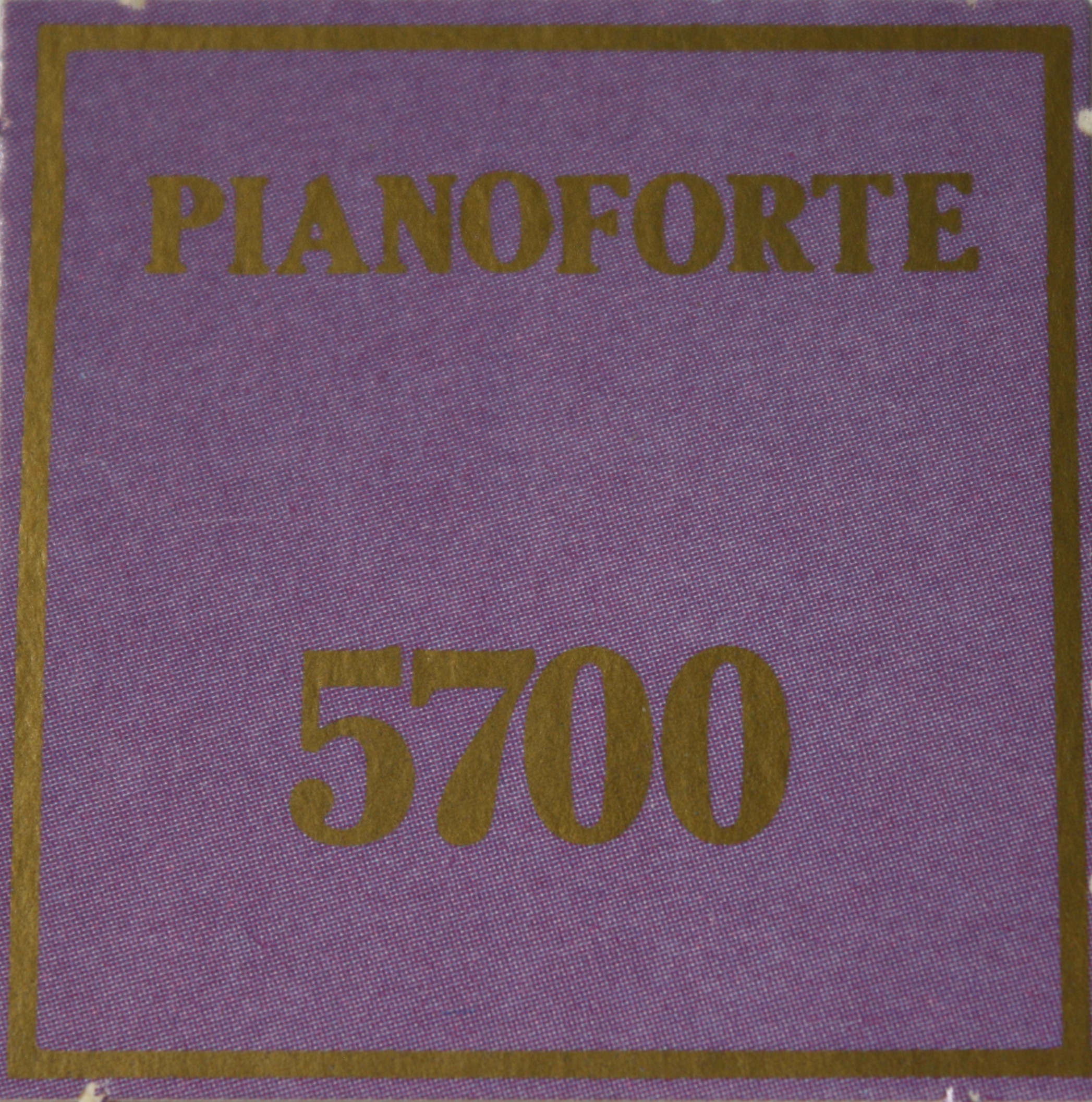 Parts Only - Golden Hammer Board Game - (1) Piano Forte $5,700 Sale Card Only