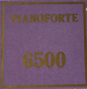 Parts Only - Golden Hammer Board Game - (1) Piano Forte $6,500 Sale Card Only