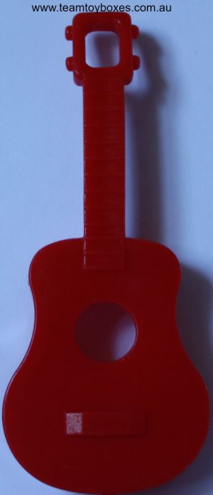 PARTS ONLY - Buckaroo Game 1996 Version - (1) Red Guitar Only