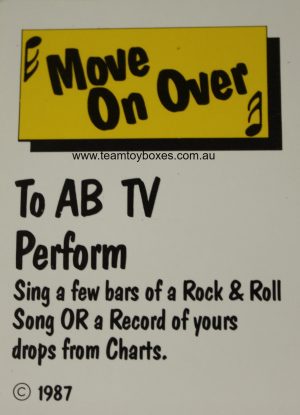 PARTS ONLY - Rockology Board Game - (1) Pop Luck Card Only