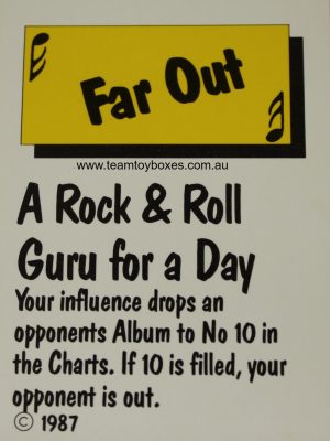 PARTS ONLY - Rockology Board Game - (1) Pop Luck Card Only