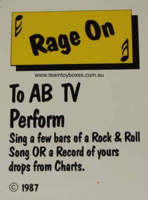 PARTS ONLY - Rockology Board Game - (1) Pop Luck Card Only