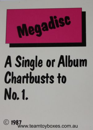 PARTS ONLY - Rockology Board Game - (1) Chartbuster Card Only