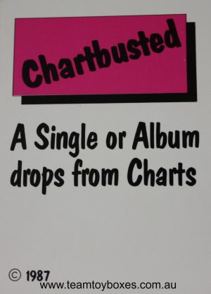 PARTS ONLY - Rockology Board Game - (1) Chartbuster Card Only