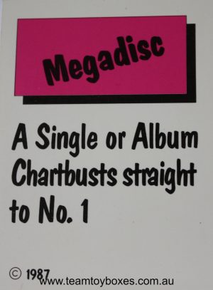 PARTS ONLY - Rockology Board Game - (1) Chartbuster Card Only