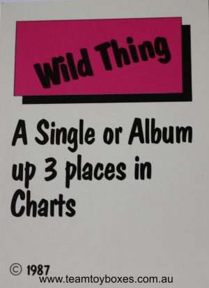 PARTS ONLY - Rockology Board Game - (1) Chartbuster Card Only