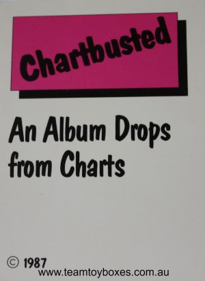 PARTS ONLY - Rockology Board Game - (1) Chartbuster Card Only