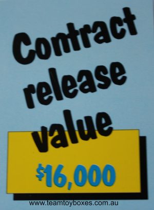 PARTS ONLY - Rockology Board Game - (1) $16,000 Contract Release Only