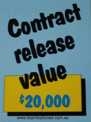 PARTS ONLY - Rockology Board Game - (1) $20,000 Contract Release Only