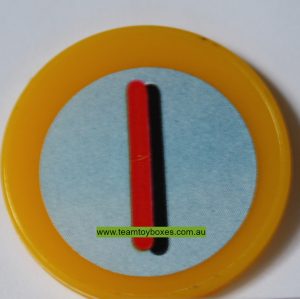PARTS ONLY - Rockology Board Game - (1) Letter I Gold Disc Only