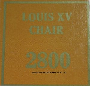 Parts Only - Golden Hammer Board Game - (1) Louis XV Chair $2,800 Sale Card Only