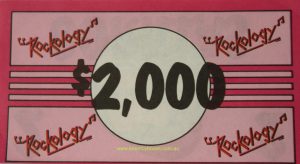 PARTS ONLY - Rockology Board Game - (1) Pack of 10 $2,000 Only