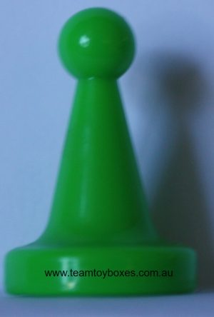 PARTS ONLY - E! Entertainment Trivia Board Game - (1) Green Plastic Playing Token Only
