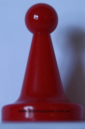 PARTS ONLY - E! Entertainment Trivia Board Game - (1) Red Plastic Playing Token Only
