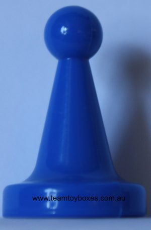 PARTS ONLY - E! Entertainment Trivia Board Game - (1) Blue Plastic Playing Token Only