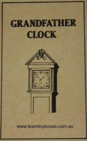 Parts Only - Golden Hammer Board Game - (1) Fake Grandfather Clock Card Only