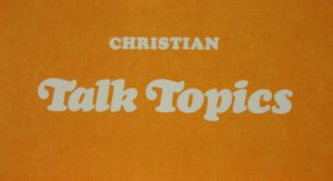 PARTS ONLY - Roll A Role Board Game -(1) Pack of 55 Christian Talk Topics Only