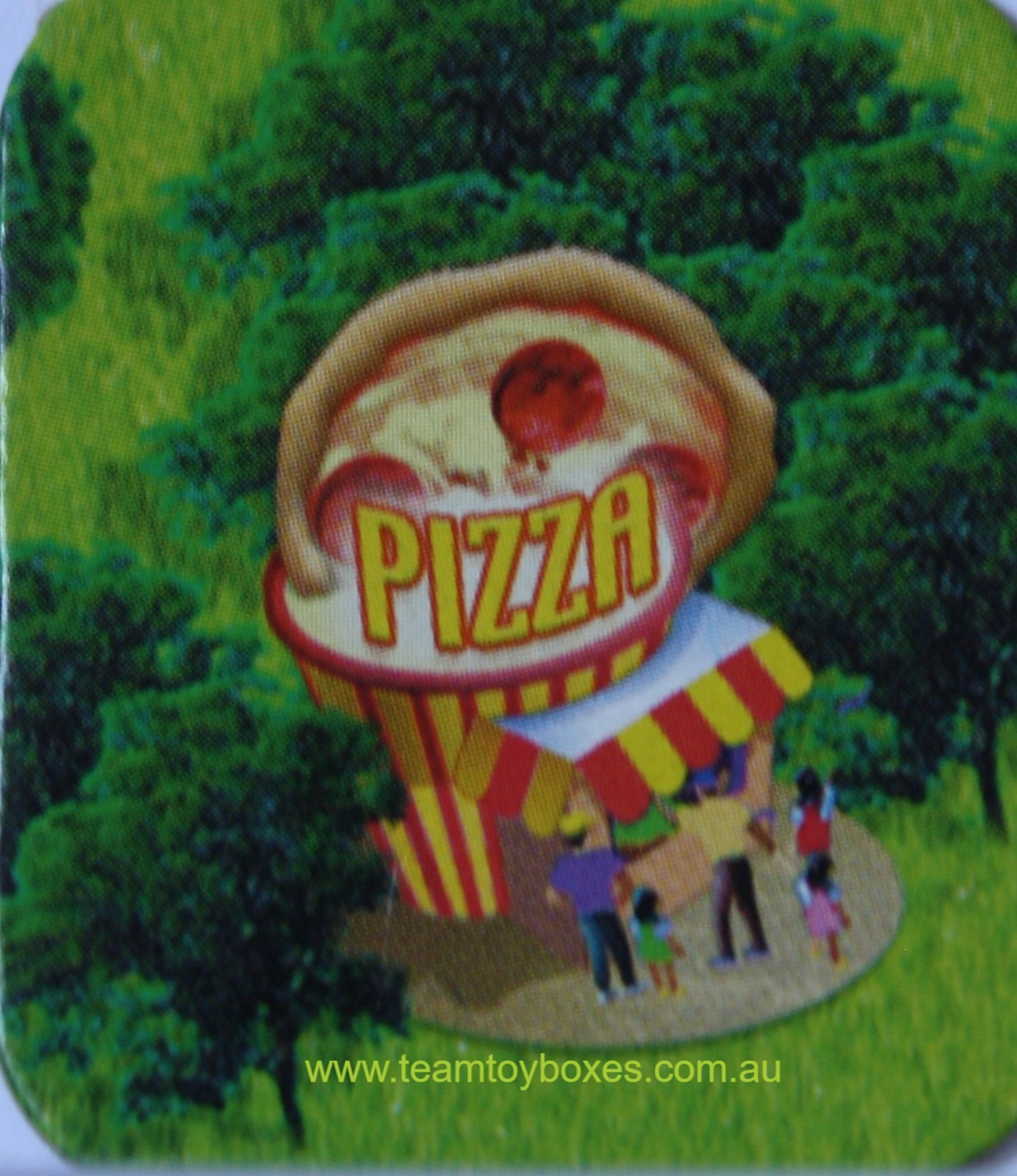 PARTS ONLY - RollerCoaster Tycoon Board Game - (1) Pizza Shop Attraction Marker Only
