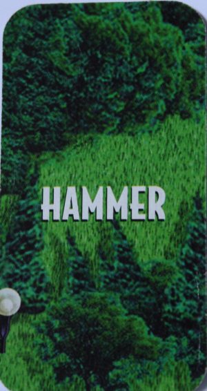 PARTS ONLY - RollerCoaster Tycoon Board Game - (1) Hammer Attraction Marker Only