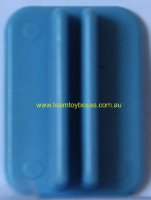 PARTS ONLY - RollerCoaster Tycoon Board Game - (1) Blue Plastic Pawn Stand Only