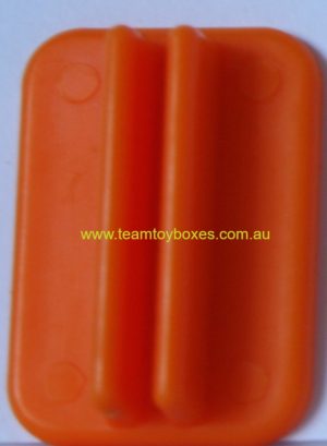 PARTS ONLY - RollerCoaster Tycoon Board Game - (1) Orange Plastic Pawn Stand Only