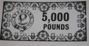 PARTS ONLY - Mine A Million Business Board Game - (1) Pack of 10 £5,000 Only