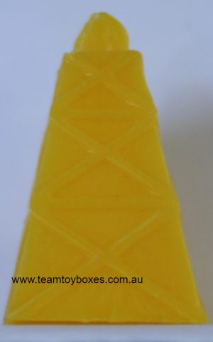 PARTS ONLY - Mine A Million Business Board Game - (1) Yellow Derrick Only