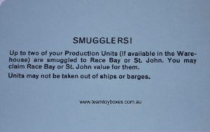 PARTS ONLY - Mine A Million Business Board Game - (1) Smugglers Card Only