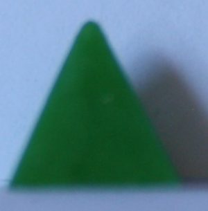 PARTS ONLY - Mine A Million Business Board Game - (1) Green Pyramid Only