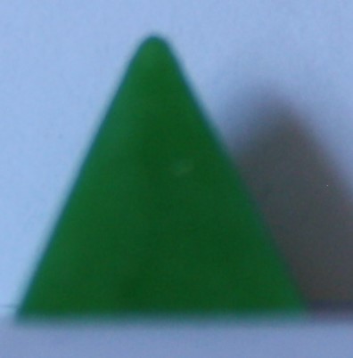 PARTS ONLY - Mine A Million Business Board Game - (1) Green Pyramid Only