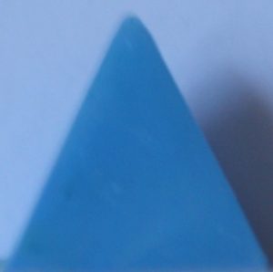 PARTS ONLY - Mine A Million Business Board Game - (1) Blue Pyramid Only