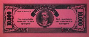 PARTS ONLY - Go For Broke Board Game - (1) Pack of 10 $10,000 Money Only