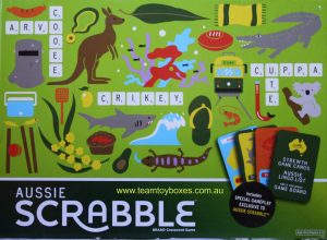 Aussie Scrabble Board Game