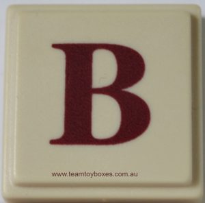 PARTS ONLY - Upwords Board Game - (1) Plastic Letter B Only