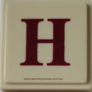 PARTS ONLY - Upwords Board Game - (1) Plastic Letter H Only