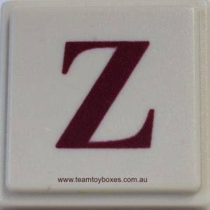 PARTS ONLY - Upwords Board Game - (1) Plastic Letter Z Only
