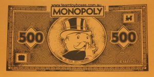 PARTS ONLY - Monopoly Board Game "Cheaters" Edition - (1) Pack of 10 $500 Monopoly Money Only