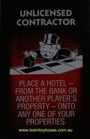 PARTS ONLY - Monopoly Board Game "Cheaters" Edition - (1) #7 Cheat Card Only