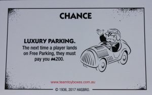 PARTS ONLY - Monopoly Board Game "Cheaters" Edition - (1) #2 Chance Card Only