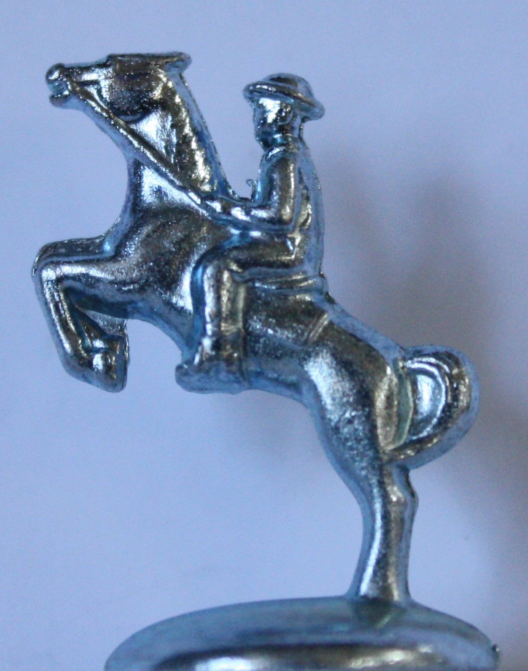 PARTS ONLY - Monopoly Board Game 2006 Hasbro Version - (1) Metal Horse and Rider Token Only