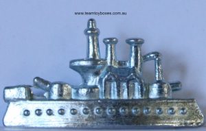 PARTS ONLY - Monopoly Board Game 2006 Hasbro Version - (1) Metal Ship Token Only