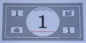 PARTS ONLY - Monopoly Board Game 2006 Hasbro Version - (1) Pack of 10 $1 Money Only