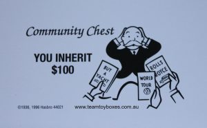 PARTS ONLY - Monopoly Board Game 2006 Hasbro Version - #4 Community Chest Card Only