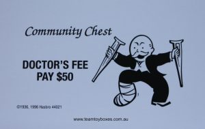 PARTS ONLY - Monopoly Board Game 2006 Hasbro Version - #5 Community Chest Card Only