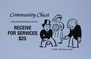 PARTS ONLY - Monopoly Board Game 2006 Hasbro Version - #6 Community Chest Card Only