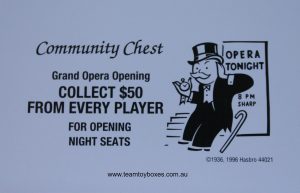 PARTS ONLY - Monopoly Board Game 2006 Hasbro Version - #8 Community Chest Card Only