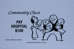 PARTS ONLY - Monopoly Board Game 2006 Hasbro Version - #9 Community Chest Card Only